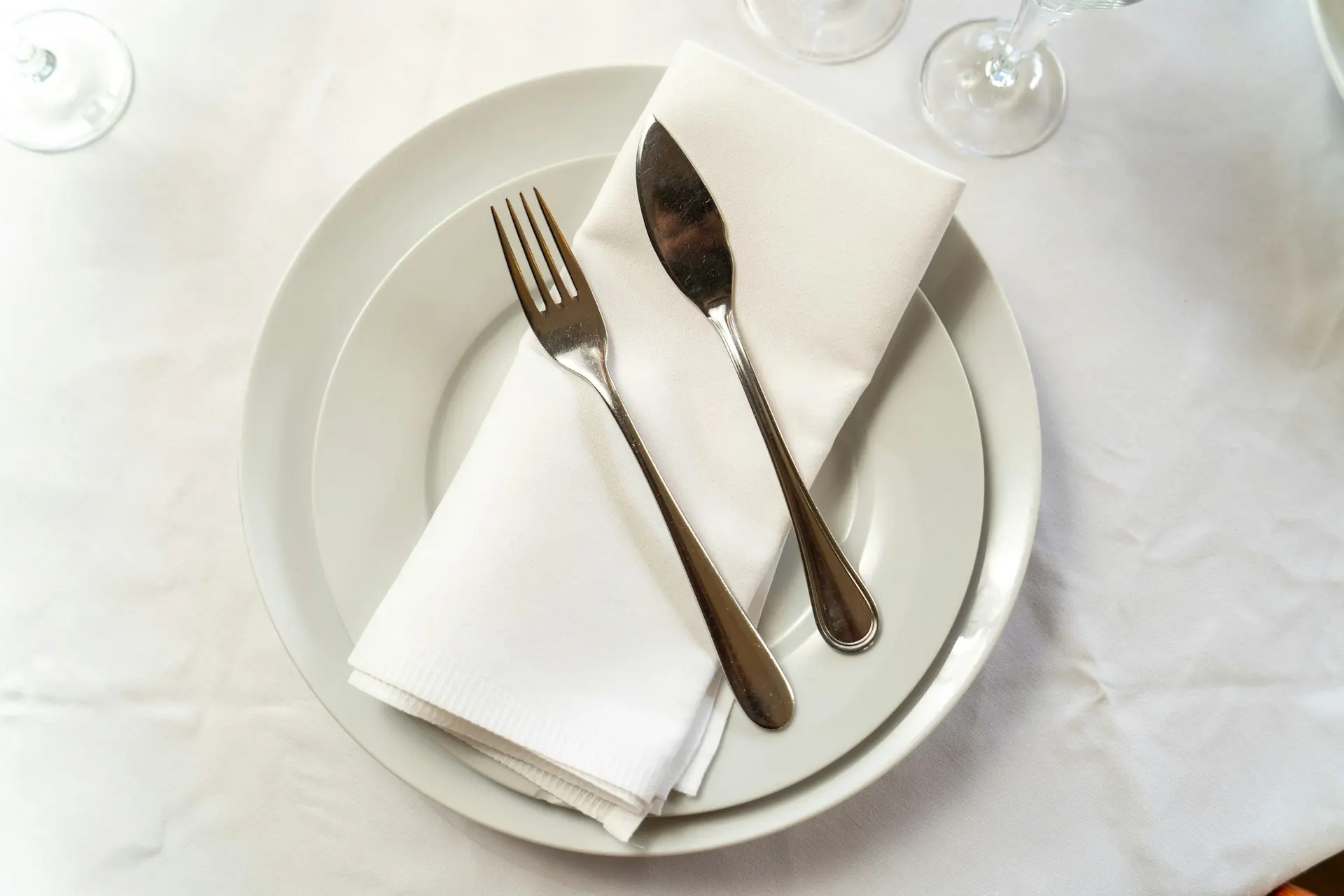 a silver spoon sitting on a table
