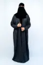 Subtle Floral Pattern Abaya
