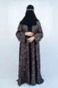 Dubai Style Printed Abaya