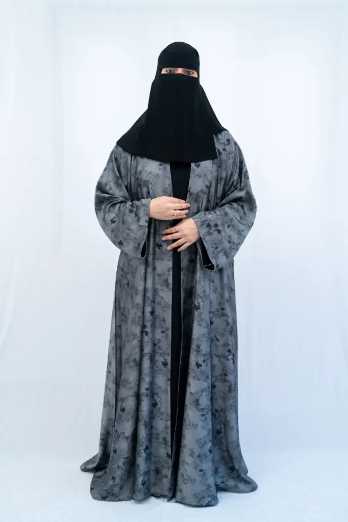 Dubai Style Grey Abaya