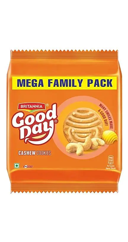 Britannia Good Day Cashew Cookies, 905 g (10 x 90.5 g)