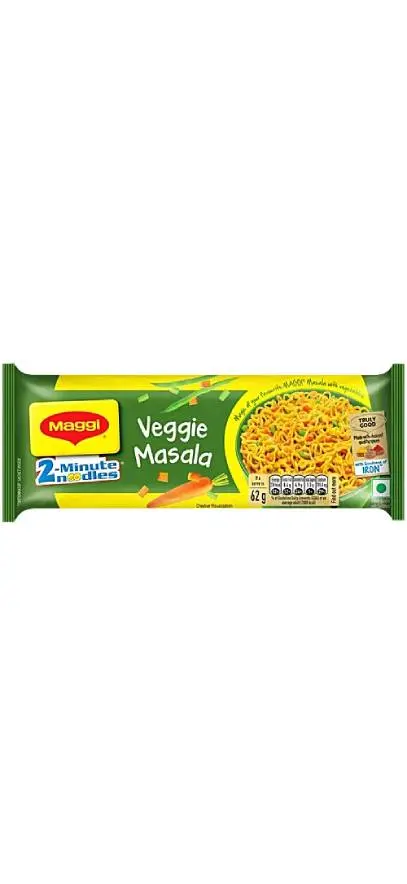 Maggi 2-Minute Veggie Masala Instant Noodles, 248 g