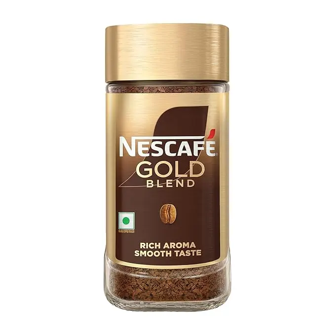 NESCAFE Gold Instant Coffee Powder | Premium Imported Coffee | Freeze Dried | Rich & Smooth Taste | 200g, Jar