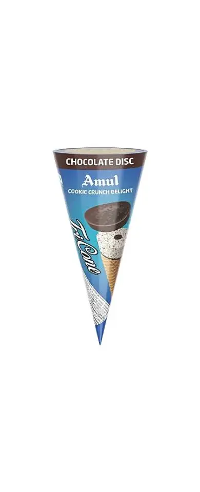 Amul Ice Cream - Tricone, Cookie Crunch Delight, 120 ml