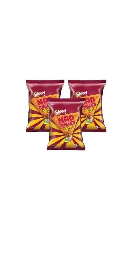 Bingo Mad Angles Achaari Masti Crisps - Pack of 3 / 3*60g