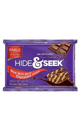 Parle Platina Hide & Seek Chocolate Chip Cookies, 200 g