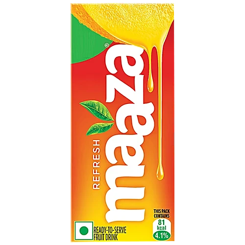 Maaza Mango Drink - Original Flavour, 135 ml (Pack of 10)