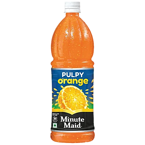 Minute Maid Minute Maid Pulpy Orange Juice - Ready To Serve Fruit Drink, 1 L PET Bottle