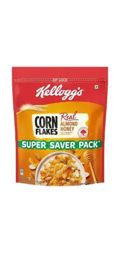 Kellogg's  corn flakes with honey and almonds