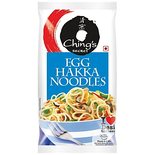 Chings Secret Egg Hakka Noodles, 150 g Pouch