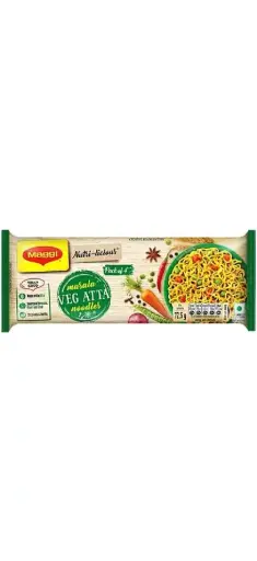 Maggi Nutri-Licious Masala Veg Atta Instant Noodles, 290 g (4 x 72.5 g each)