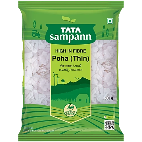 White Poha - Thin, 500 g