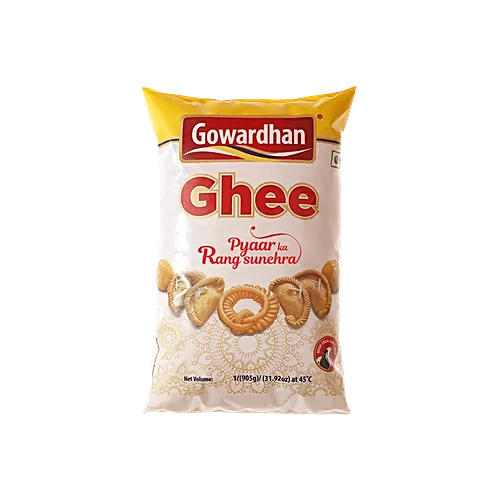 Gowardhan Premium Ghee/Tuppa, 1 L Pouch