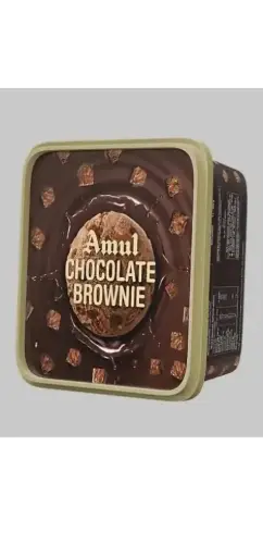 Amul Ice Cream - Chocolate Brownie, 1 L Tub