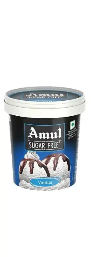 Amul Sugar Free Ice Cream - Vanilla, 125 ml Cup