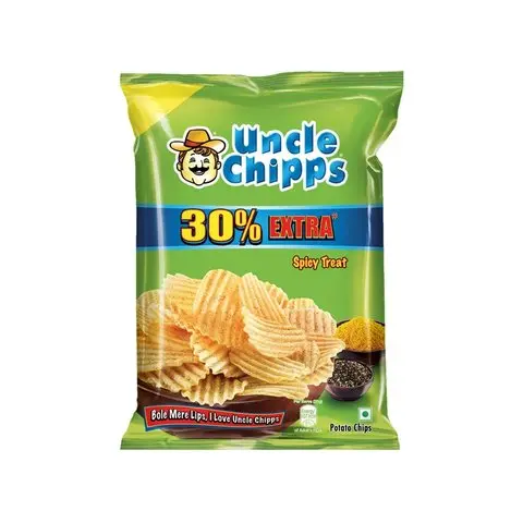 Uncle Chipps Spicy Treat Flavour Potato Chips / 48 g