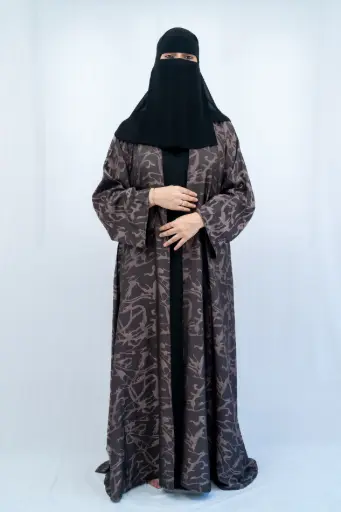 Dubai Style Printed Abaya